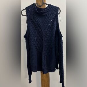 Aeropostale cold shoulder sweater‎
